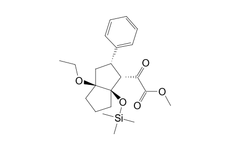 Methyl 2-((1S*,2S*,3aS*,6aR*)-3a-ethoxy-2-phenyl-6a-((trimethylsilyl)oxy)octahydropentalen-1-yl)-2-oxoacetate