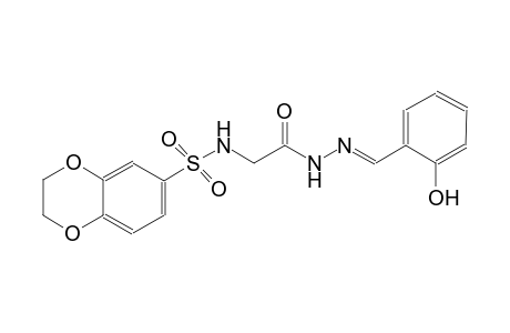 acetic acid, [[(2,3-dihydro-1,4-benzodioxin-6-yl)sulfonyl]amino]-, 2-[(E)-(2-hydroxyphenyl)methylidene]hydrazide