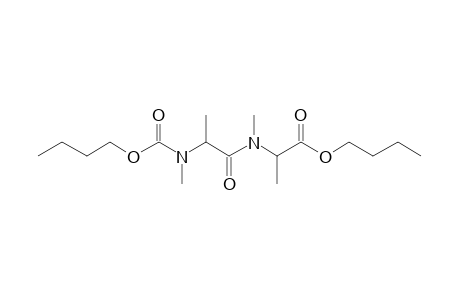 Alanylalanine, N,N'-dimethyl-N''-butoxycarbonyl-, butyl ester