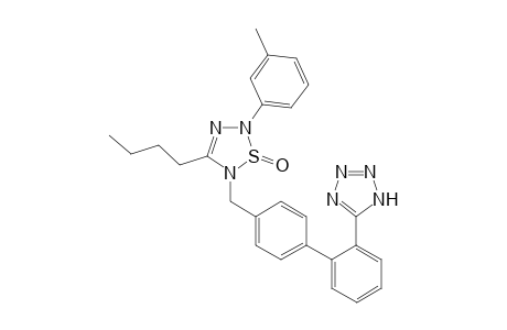 4'-{[5-(2-Butyl-3-(3-methylphenyl))-2,1,3,4-1H-thiatriazol-2-on-1-yl]methyl}biphenyl-2-tetrazole