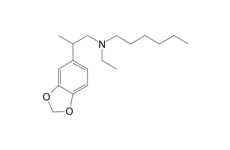 N-Ethyl-N-hexyl-2-(3,4-methylenedioxyphenyl)propan-1-amine