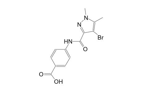 4-{[(4-bromo-1,5-dimethyl-1H-pyrazol-3-yl)carbonyl]amino}benzoic acid