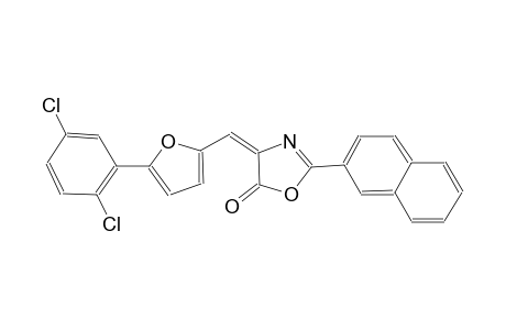 (4E)-4-{[5-(2,5-dichlorophenyl)-2-furyl]methylene}-2-(2-naphthyl)-1,3-oxazol-5(4H)-one