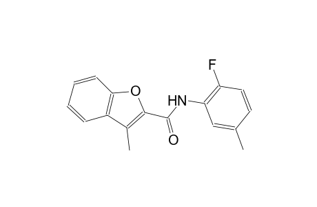 N-(2-fluoro-5-methylphenyl)-3-methyl-1-benzofuran-2-carboxamide