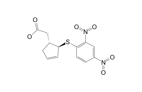 (1RS,2RS)-TRANS-2-[(2,4-DINITROPHENYL)-THIO]-CYCLOPENT-3-ENE-1-ACETIC-ACID