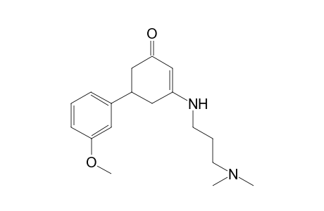3-[3-(dimethylamino)propylamino]-5-(3-methoxyphenyl)-1-cyclohex-2-enone