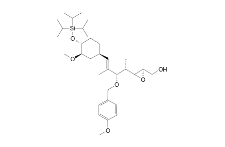 (E,2R,4R,4S,5S)-4,6-Dimethyl-2,3-epoxy-5-(p-methoxybenzyl)oxy]-7-[(1R,3R,4R)-3-methoxy-4-[(triisopropylsilyl)oxy]cyclohexyl]-6-hepten-1-ol