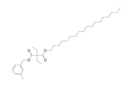 Diethylmalonic acid, 3-methylbenzyl octadecyl ester