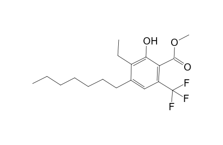 Methyl 3-Ethyl-4-heptyl-2-hydroxy-6-(trifluoromethyl)benzoate
