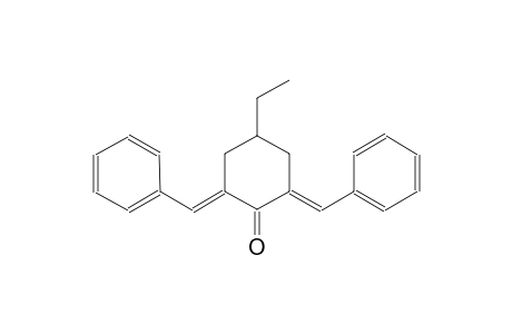 cyclohexanone, 4-ethyl-2,6-bis(phenylmethylene)-, (2E,6E)-