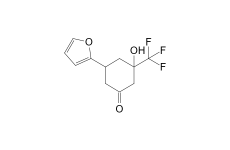 3-Hydroxy-5-(furan-2-yl)-3-(trifluoromethyl)cyclohexanone