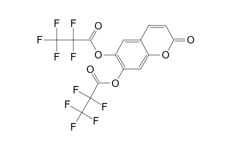 6,7-bis(Pentafluoropropionyloxy)coumarin