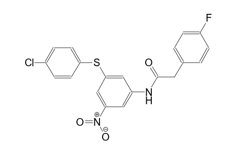 benzeneacetamide, N-[3-[(4-chlorophenyl)thio]-5-nitrophenyl]-4-fluoro-