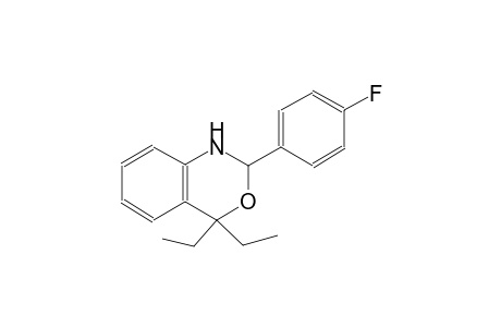 4,4-Diethyl-2-(4-fluoro-phenyl)-1,4-dihydro-2H-benzo[d][1,3]oxazine
