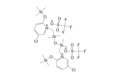 1,1,3,3-TETRAMETHYL-1,3-BIS-(5-CHLORO-2-TRIMETHYLSILOXYPYRIDINIOMETHYL)-DISILOXANE-DITRIFLATE