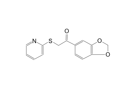 ethanone, 1-(1,3-benzodioxol-5-yl)-2-(2-pyridinylthio)-