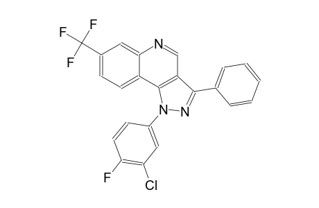 1-(3-chloro-4-fluorophenyl)-3-phenyl-7-(trifluoromethyl)-1H-pyrazolo[4,3-c]quinoline