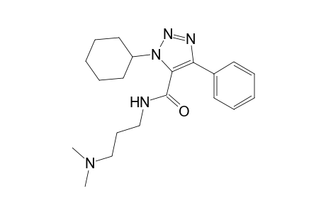 1-Cyclohexyl-5-phenyl-1H-(1,2,3)-triazole-N-[3'-(dimethylamino)propyl]-4-carboxamide