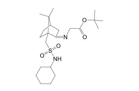 (+)-N-Cyclohexyl-{[2-(1-(tert-butyloxycarbonyl)methyl-imino)-7,7-dimethylcyclo[2.2.1]heptyl-1yl]methyl}sulfonamide