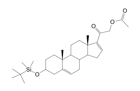 3-{[(t-Butyl)dimethylsilyl]oxy}-21-hydroxypregna-5,16-dien-20-one-Acetate