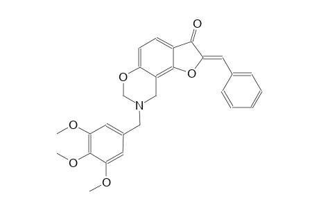 7H-furo[2,3-f][1,3]benzoxazin-3(2H)-one, 8,9-dihydro-2-(phenylmethylene)-8-[(3,4,5-trimethoxyphenyl)methyl]-, (2Z)-