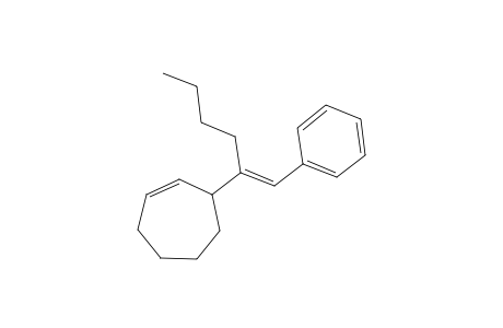 (Z)-3-((E)-1-Phenylhex-1-en-2-yl)cyclohept-1-ene