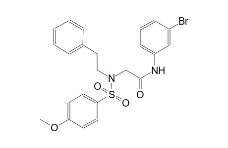 acetamide, N-(3-bromophenyl)-2-[[(4-methoxyphenyl)sulfonyl](2-phenylethyl)amino]-