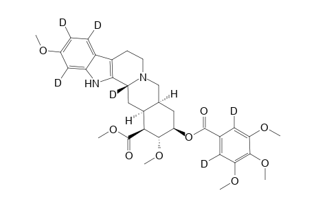 [(3.beta.,16.beta.,18.beta.,20.alpha.)-11,17-Dimethoxy-3,9,10,12-tetradeuterio-18-[(2,5-dideuterio-3,4,5-trimethoxybenzoyl)oxy]yohimban-16-carboxylic acid methyl ester]