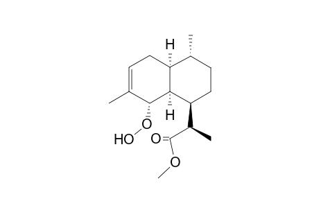 5-.alpha.Hydroperoxy-amorph-3-en-12-oic acid methyl ester