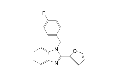 1H-benzimidazole, 1-[(4-fluorophenyl)methyl]-2-(2-furanyl)-