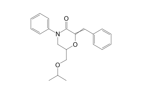 2-Benzylidene-6-(isopropoxymethyl)-4-phenylmorpholin-3-one