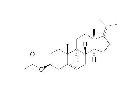 Pregna-5,17(20)-dien-3-ol, 20-methyl-, acetate, (3.beta.)-