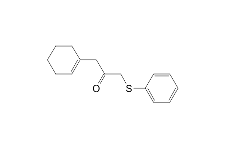2-Propanone, 1-(1-cyclohexen-1-yl)-3-(phenylthio)-