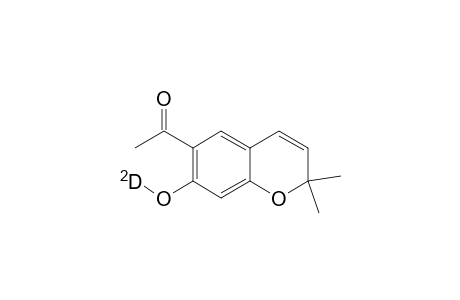 Ethanone, 1-[7-(hydroxy-d)-2,2-dimethyl-2H-1-benzopyran-6-yl]-