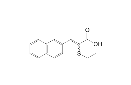 alpha-ethylthio-2-naphthaleneacrylic acid