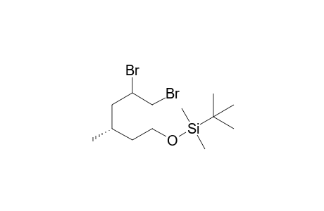 (4S)-1,2-Dibromo-6-(tert-butyldimethylsiloxy)-4-methylhexane