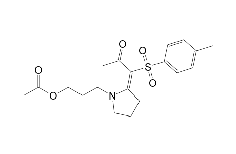 3-{2'-[1''-(p-Methylphenylsulfonyl)-2''-oxopropylidene]-pyrrolidin-1'-yl}propyl Acetate