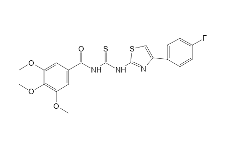 1-[4-(p-fluorophenyl)-2-thiazolyl]-2-thio-3-(3,4,5-trimethoxybenzoyl)urea
