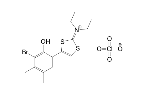[4-(5-bromo-6-hydroxy-3,4-xylyl)-1,3-dithiol-2-ylidene]diethylammonium perchlorate