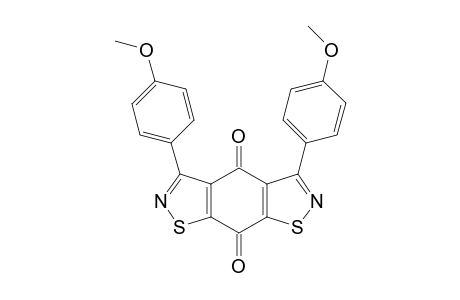 3,5-bis-(p-methoxyphenyl)benzo[1,2-d;5,4-d']diisothiazole-4,8-dione