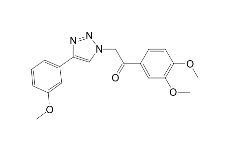 1-(3,4-Dimethoxyphenyl)-2-(4-(3-methoxyphenyl)-1H-1,2,3-triazol-1-yl)ethanone