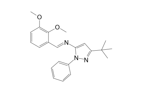 (E)-N-(2,3-Di-methoxybenzylidene)-3-tert-butyl-1-phenyl-1H-pyrazol-5-amine