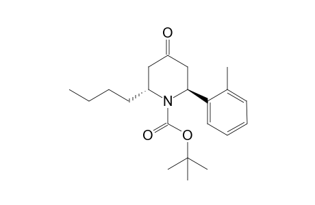 trans-N-Boc-2-(2-methylphenyl)-6-butyl-4-piperidinone