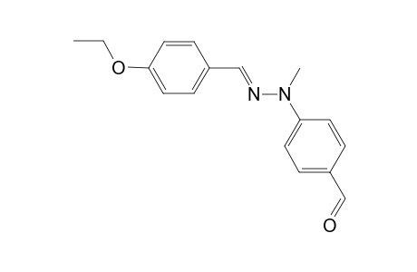 4-[N-(p-Ethoxybenzylidene)-N-methylhydrazino]benzaldehyde