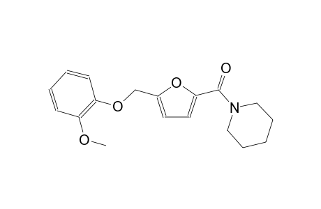1-{5-[(2-methoxyphenoxy)methyl]-2-furoyl}piperidine
