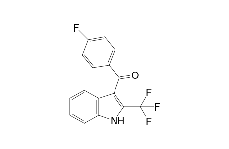 (4-fluorophenyl)(2-(trifluoromethyl)-1H-indol-3-yl)methanone