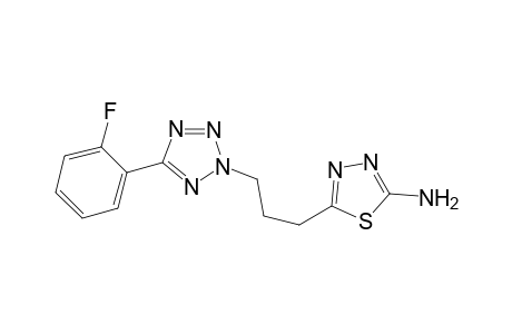 1,3,4-Thiadiazol-2-amine, 5-[3-[5-(2-fluorophenyl)-2H-1,2,3,4-tetrazol-2-yl]propyl]-