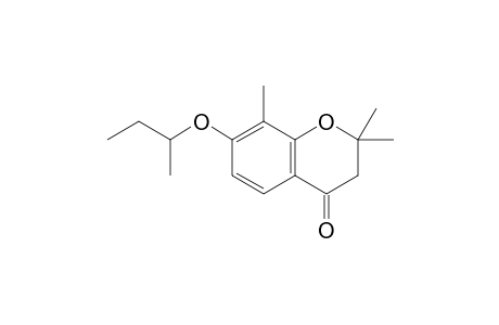 7-[(sec-Butyl)oxy]-2,2,8-trimethyl-4-chromanone