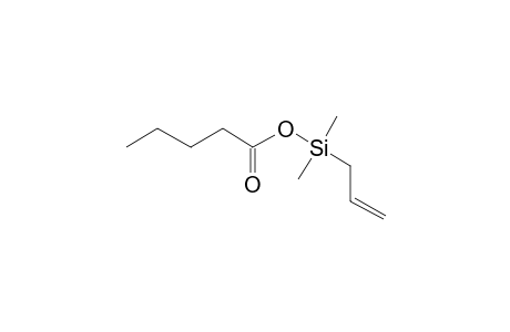Allyl(dimethyl)silyl pentanoate