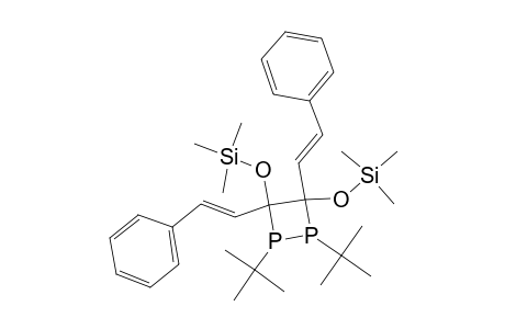 1,2-DITERT.-BUTYL-3,4-BIS-(2-PHENYLETHENYL)-3,4-BIS-(TRIMETHYLSILYLOXY)-1,2-DIPHOSPHETANE